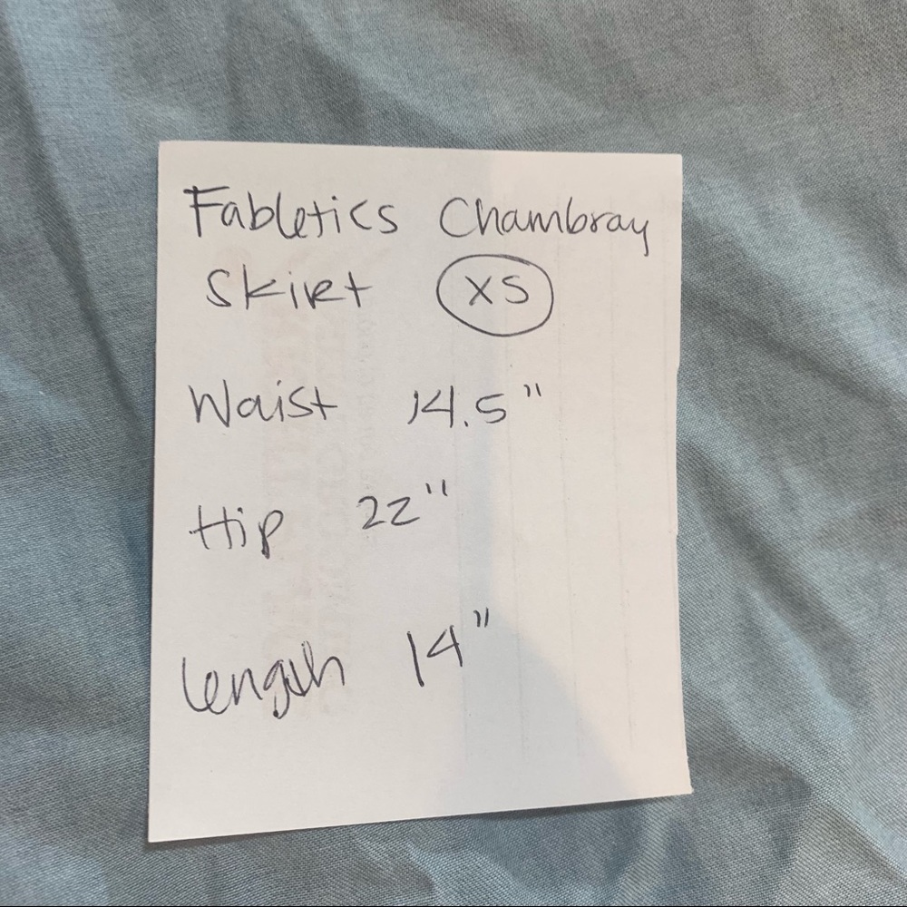 Fabletics Chambray Mikah Skirt - Picture 3 of 9